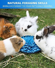 Polar Fleece Snuffle Pad Bed Nosework Feeding Mat for Bunny