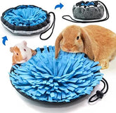 Polar Fleece Snuffle Pad Bed Nosework Feeding Mat for Bunny