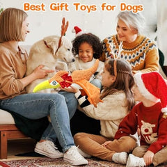Pterodactyl Soft Plush Dogs Toys for Interactive Puppy Toys