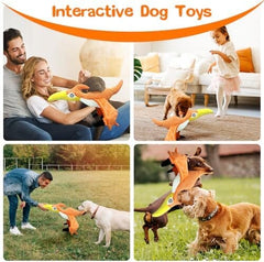 Pterodactyl Soft Plush Dogs Toys for Interactive Puppy Toys