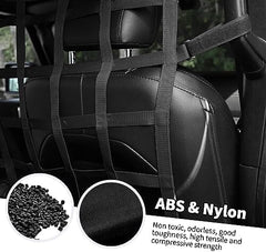 Rear Seat Cargo Net Pet Barrier Compatible with Jeep Wrangler JK JL Gladiator