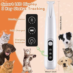 Rechargeable Pet Hair Trimmer for Grooming