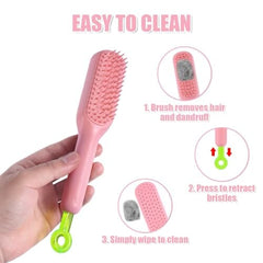 Retractable Pet Hair Remover Brush for Shedding