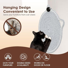 Round Horizontal Floor Cat Scratching Pads for Indoor Cats