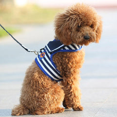 Sailor Inspired Pet Harness Vest