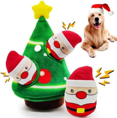 Santa Claus Snowman Dog Toys Hide and Seek Puzzle