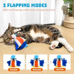 Simulated Chirping Bird Interactive Toy for All Breeds Cat Kicker Catnip Toys