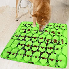 Slow Feeder Lick Mat for Dry Wet Food for Pet Encourages Natural Foraging Skill