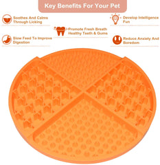Slow Feeding Licking Mat for Dogs & Cats