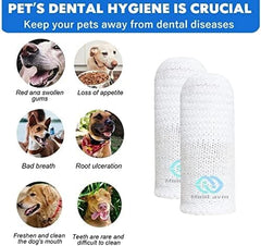 Soft High Grade Finger Toothbrush Pet Toothbrush for Small to Large Dogs Cats
