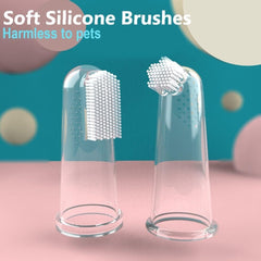 Soft High Grade Finger Toothbrush Pet Toothbrush for Small to Large Dogs Cats