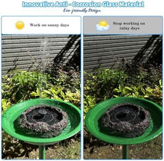 Solar Bird Bath Fountains High Efficiency Panels Birdbath Fountain 5 Spray Types