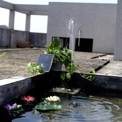 Solar Power Panel Landscape Fountain Water Pump