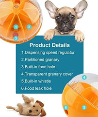 Squeaky Puppy Puzzle Toy for Boredom Slow Feeder