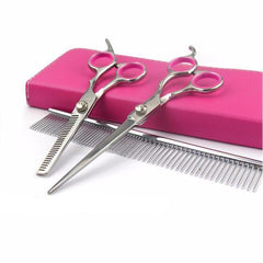 Stainless Dog Trimming and Grooming Scissors Set