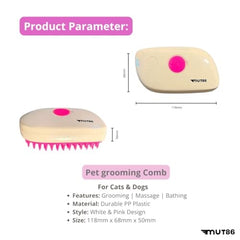 Steam Pet Brush for Shedding & Grooming