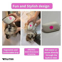 Steam Pet Brush for Shedding & Grooming