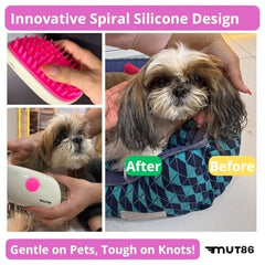 Steam Pet Brush for Shedding & Grooming