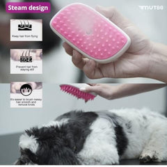 Steam Pet Brush for Shedding & Grooming