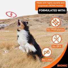 Toss-N-Tug Dog Toy - High-Visibility Ultimate Multi-Action Dog Toy