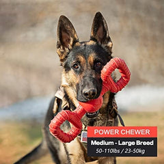 Tough Tug War Dog Toy for Medium Large Dogs Tooth Clean