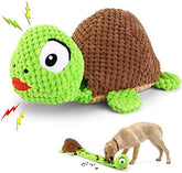 Turtle Dog Squeak Toys Dogs Enrichment Treat Dispensing Puzzle Toys