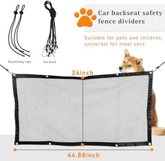 Universal Auto Back Seat Safety Fence Divider for Pet