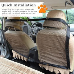 Universal Auto Back Seat Safety Fence Divider for Pet