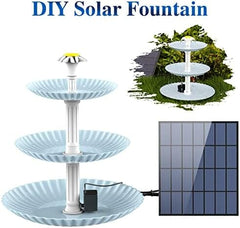 Upgraded DIY Solar Fountain Detachable for Bird Bath