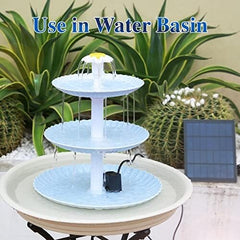 Upgraded DIY Solar Fountain Detachable for Bird Bath
