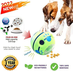 Wobble Giggle Ball Treat Toy