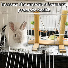 Wooden Rabbit Hay Feeding Rack