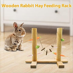 Wooden Rabbit Hay Feeding Rack
