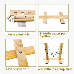 Wooden Rabbit Hay Feeding Rack