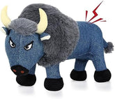 Yak Squeaky Dog Toys with Crinkle Paper