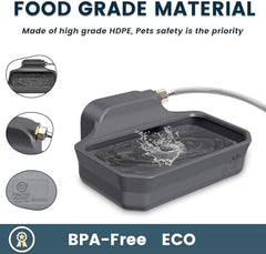 1 Gallon Dog Water Bowl for Outdoor