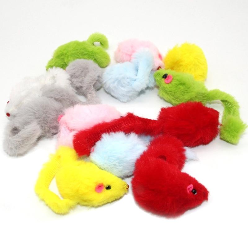 10pcs Cats Mice Toys