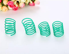 10pcs Cute Cat Spring Toy