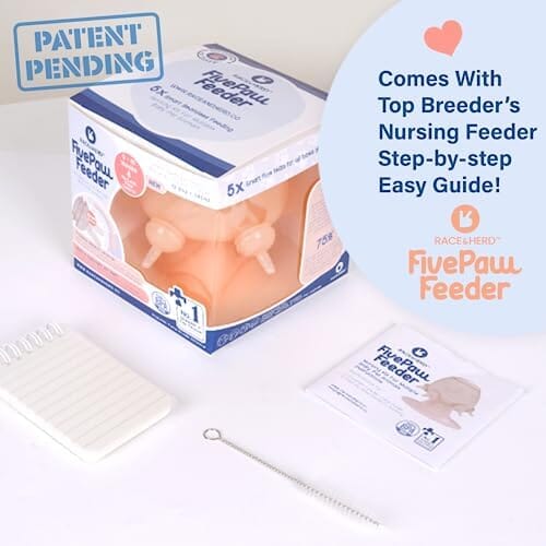 12.8 Fl Oz Puppy Feeders for Multiple Puppies of 5