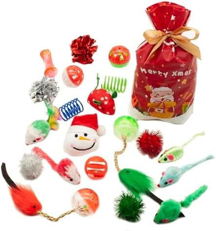 20pc Cat Toys Variety Pack for Indoor Cats