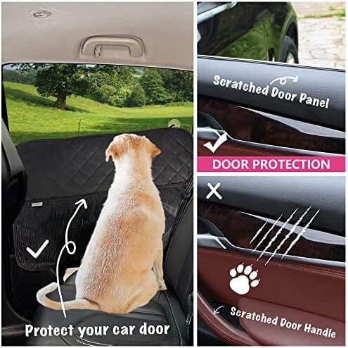 2PCS Car Door Protector for Dogs Pet Car Door