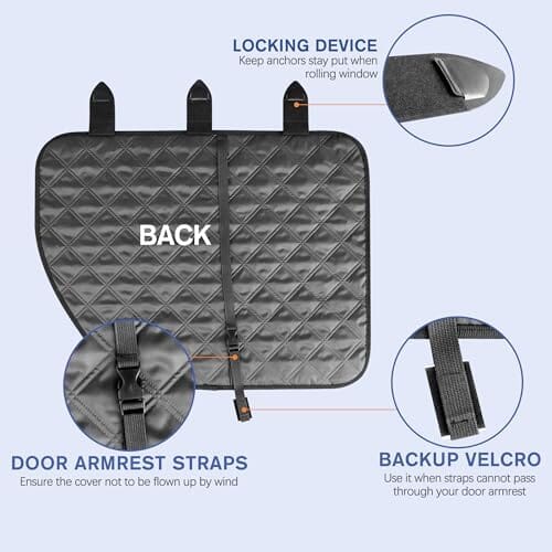 2pcs Dog Car Door Protector from Dog Scratching