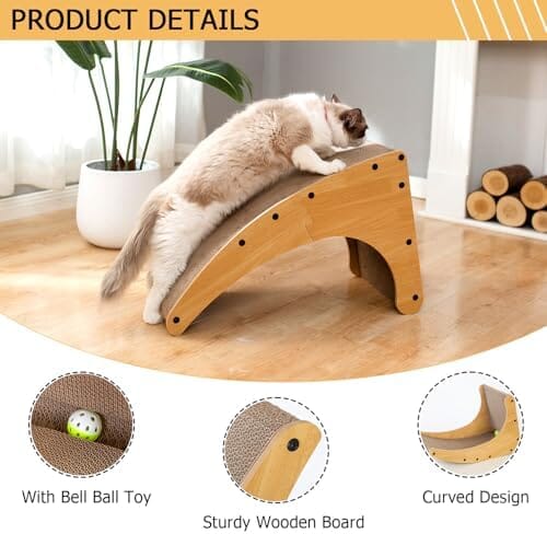 3 in 1 Curved Cat Scratcher