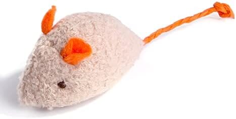 3 Pack  Cat Toy Interactive Toy Plush Mouse Shaped Toy