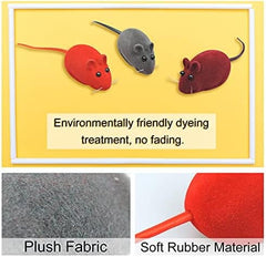 3 Random Colors Soft Small Cat Toys for Indoor Cats