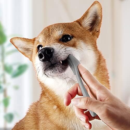 3Pcs Small Dog Toothbrush Dog Finger Toothbrush
