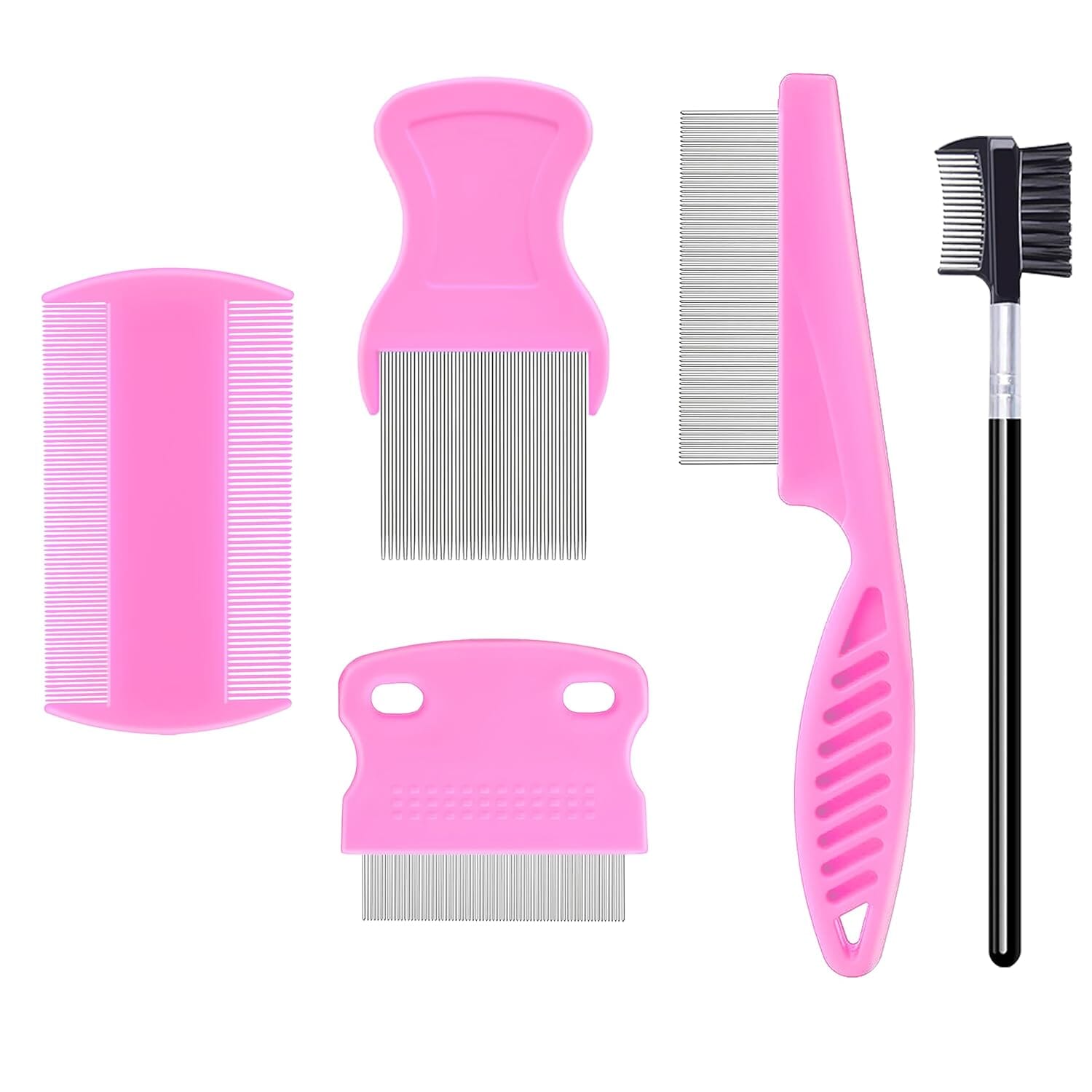 5 Pack Flea Lice Comb