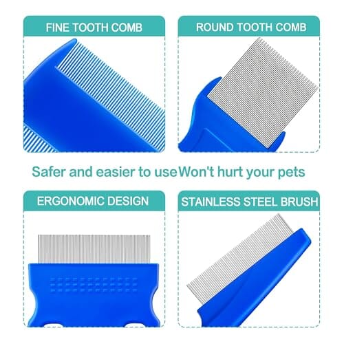 5 Pack Flea Lice Comb