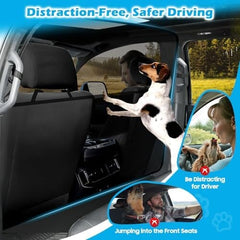 51.2" Wide Dog Car Divider Back Seat Barrier Behind Front Seats