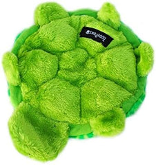 6-Squeaker Plush Dog Toy - Slowpoke The Turtle
